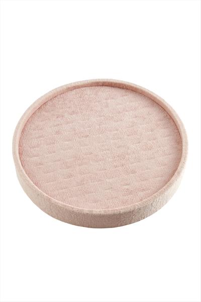 Yuvarlak Ahşap Anfora Kumaş Piercing Küpelik 20 cm