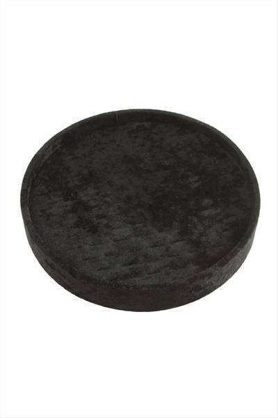 Yuvarlak Ahşap Anfora Kumaş Piercing Küpelik 20 cm