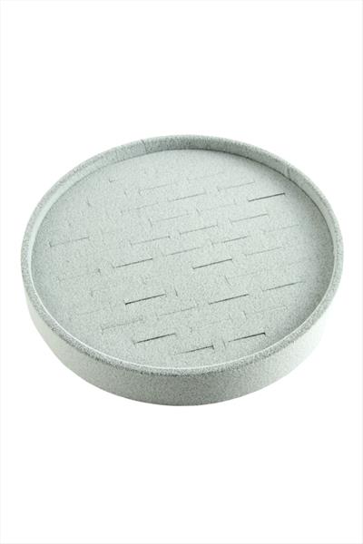 Yuvarlak Ahşap Anfora Kumaş Yüzüklük 20 cm