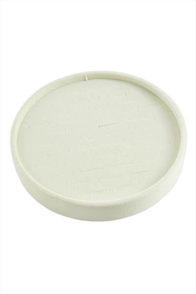 Yuvarlak Ahşap Anfora Kumaş Yüzüklük 20 cm