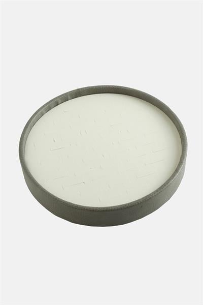 Yuvarlak Ahşap Deri Yüzüklük 20 cm