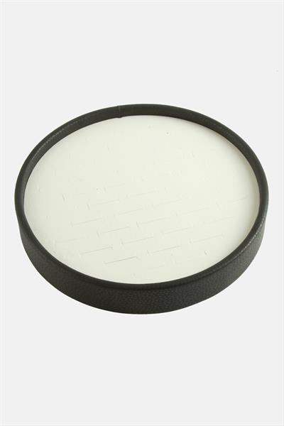 Yuvarlak Ahşap Deri Yüzüklük 20 cm