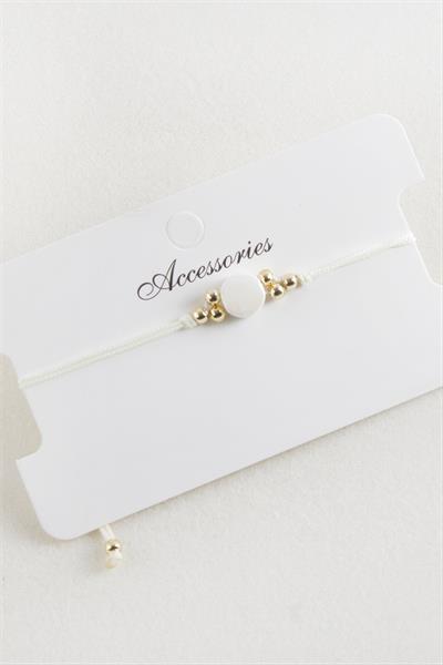 Yuvarlak Makrome İp Bileklik