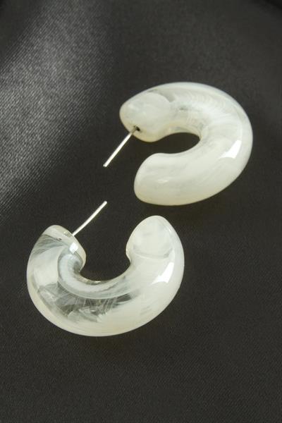 Yuvarlak Plastik Küpe