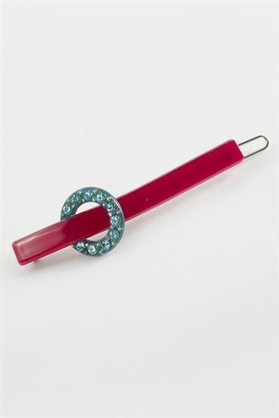 Yuvarlak Taşlı Pens Toka