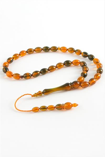 Zeytin Şekilli Plastik Tesbih 8*11 mm