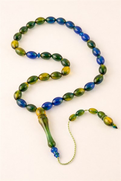 Zeytin Şekilli Plastik Tesbih 8*11 mm