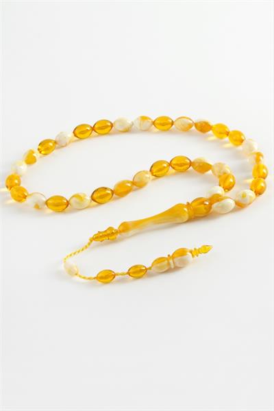 Zeytin Şekilli Plastik Tesbih 8*11 mm