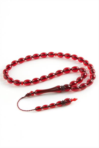 Zeytin Şekilli Plastik Tesbih 8*11 mm