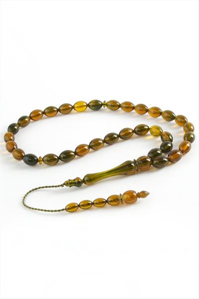 Zeytin Şekilli Plastik Tesbih 8*11 mm