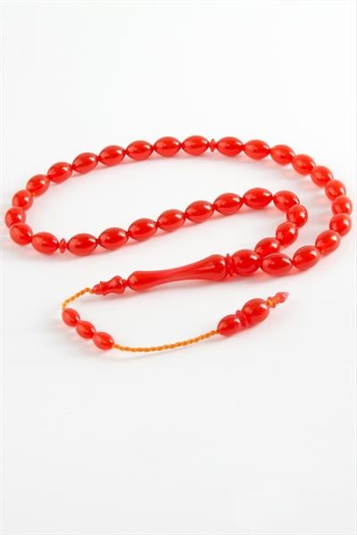 Zeytin Şekilli Plastik Tesbih 8*11 mm