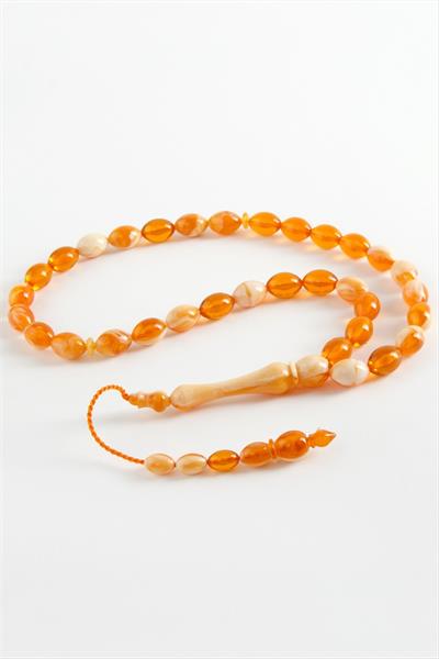 Zeytin Şekilli Plastik Tesbih 8*11 mm