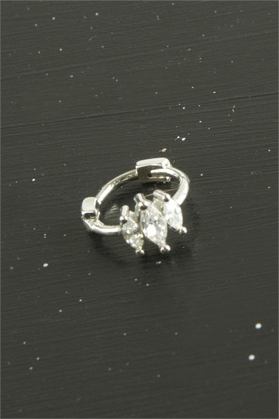 Zikzak Lüks Çelik Kulak Burun Piercing 1 Adet