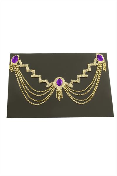 Zikzak Şerit Taşlı Alınlık