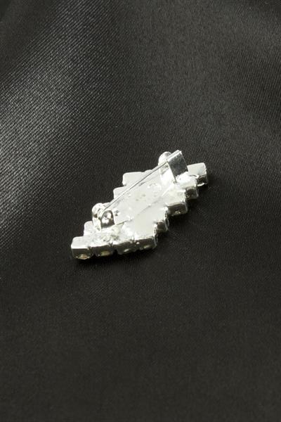 Zikzak Taşlı Broş