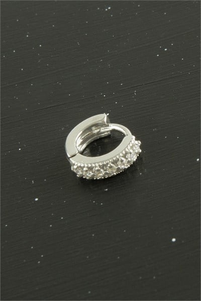 Zirkon Taşlı Çelik Kulak Burun Piercing 1 Adet