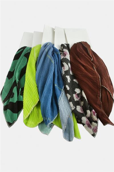 Zr Karışık Pliseli Fular 50 cm