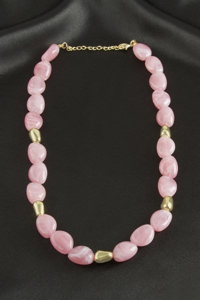 Zr Model Oval Plastik Kolye