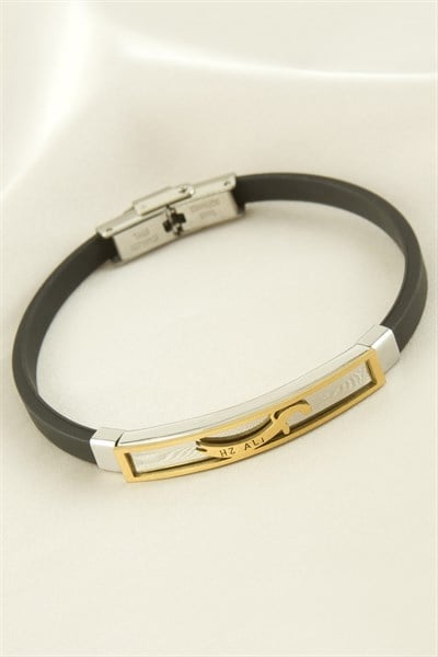 Zülfikar Deri Çelik Bileklik