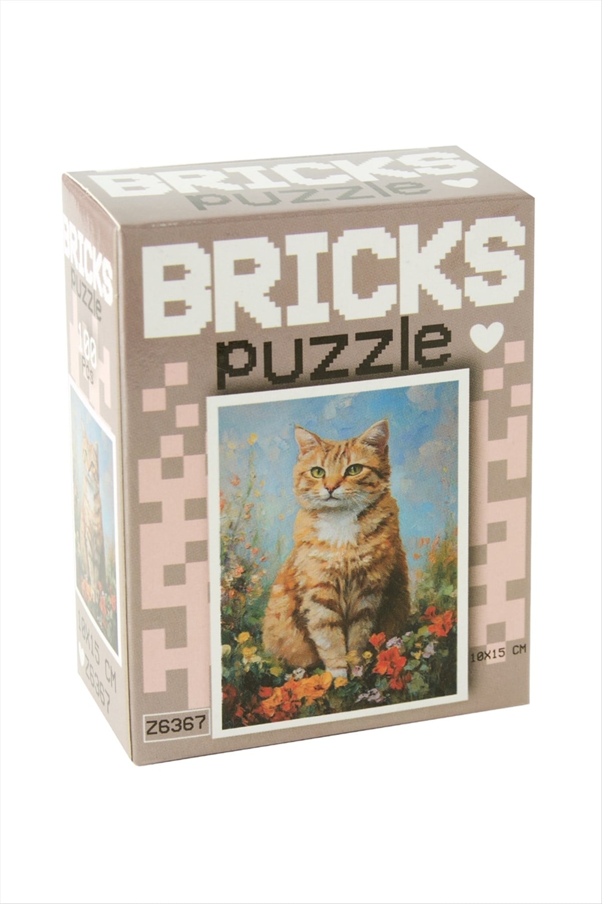 10*15 Kedi Puzzle 100 Adet