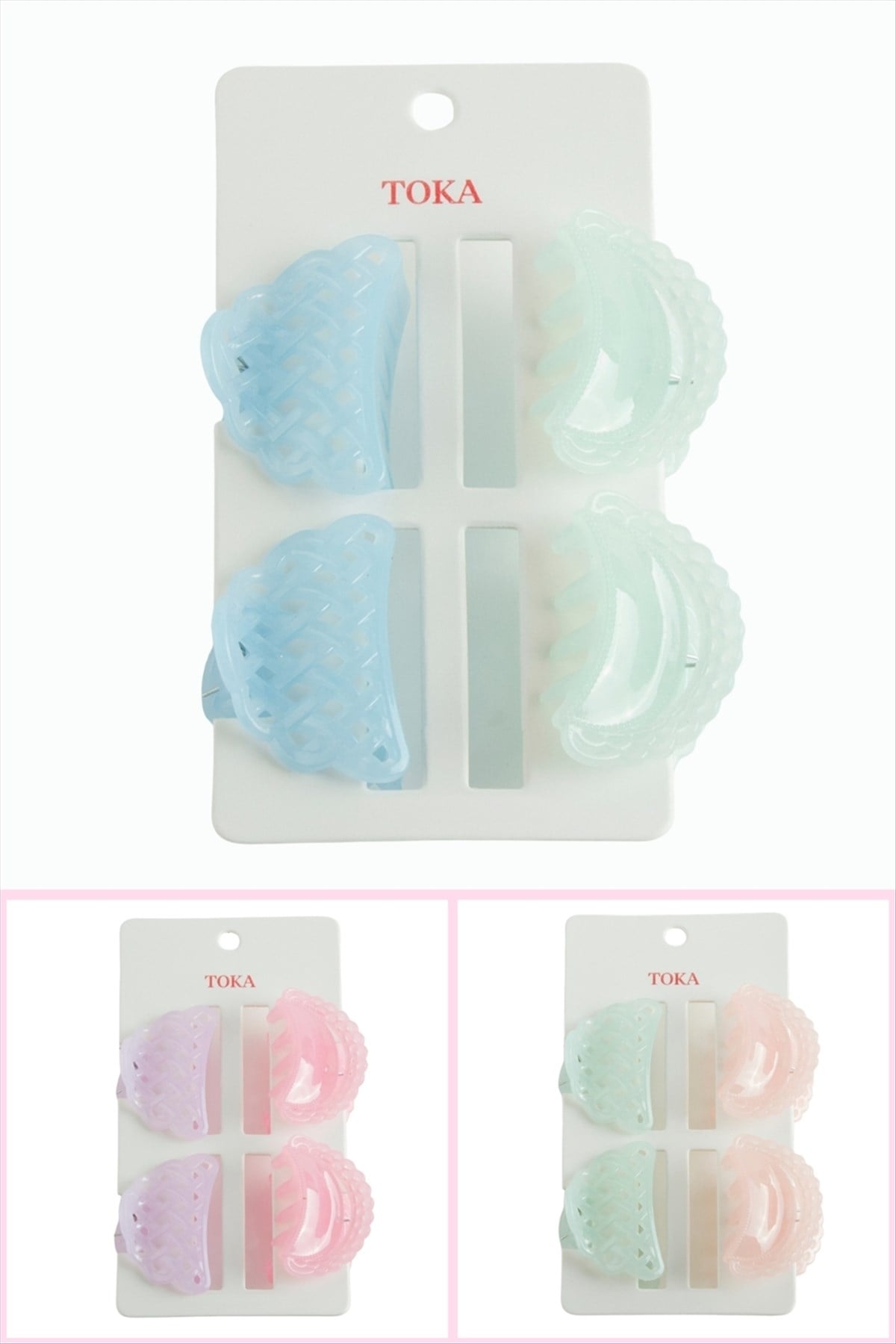 4 Adet Renkli Mandal Toka 4 cm