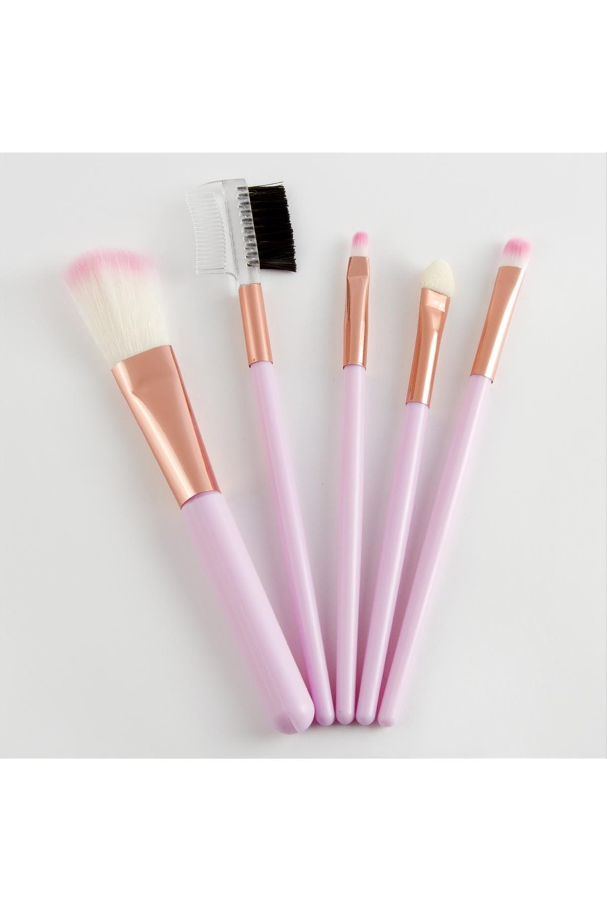 5 Adet Makyaj Fırça Seti