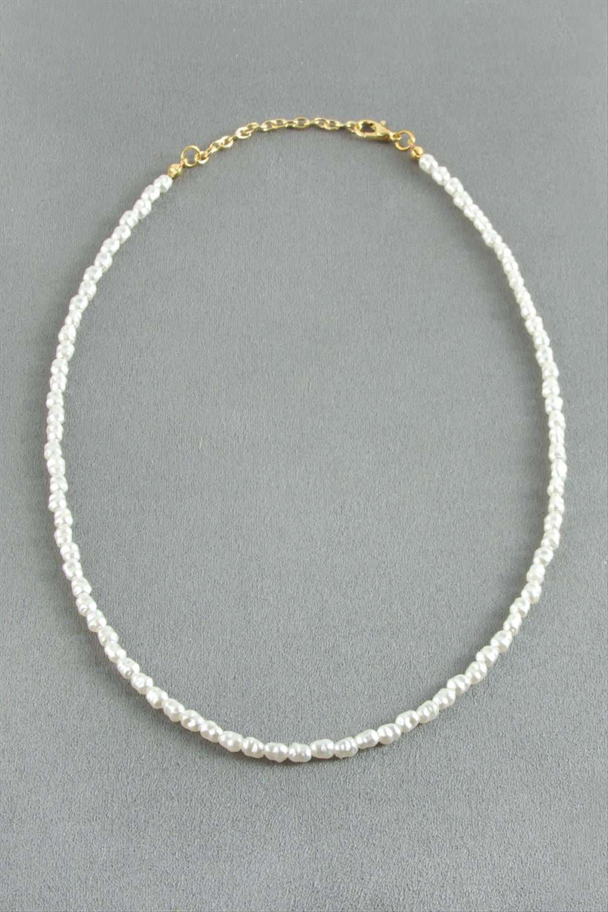 5 mm Silindir İnci Kolye