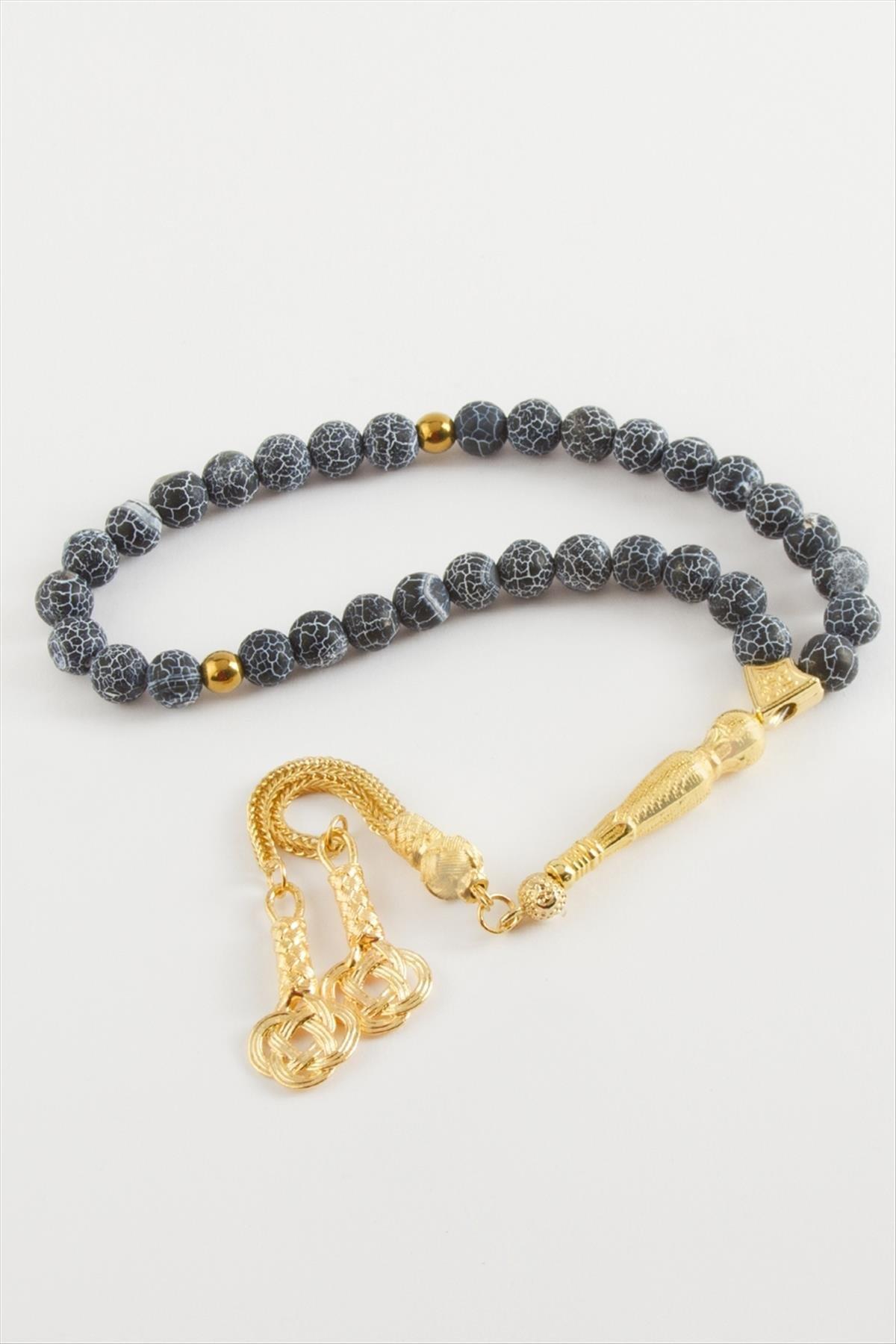 Akik Doğaltaş Tesbih 8 mm