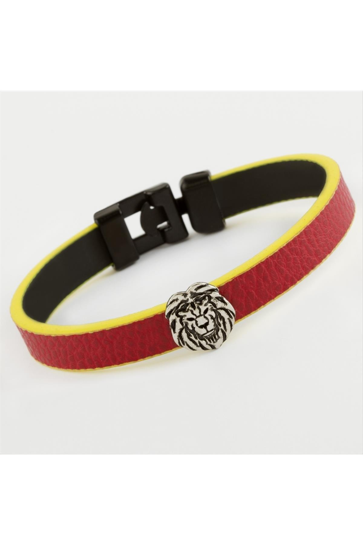 Aslan Kaliteli Suni Deri Bileklik