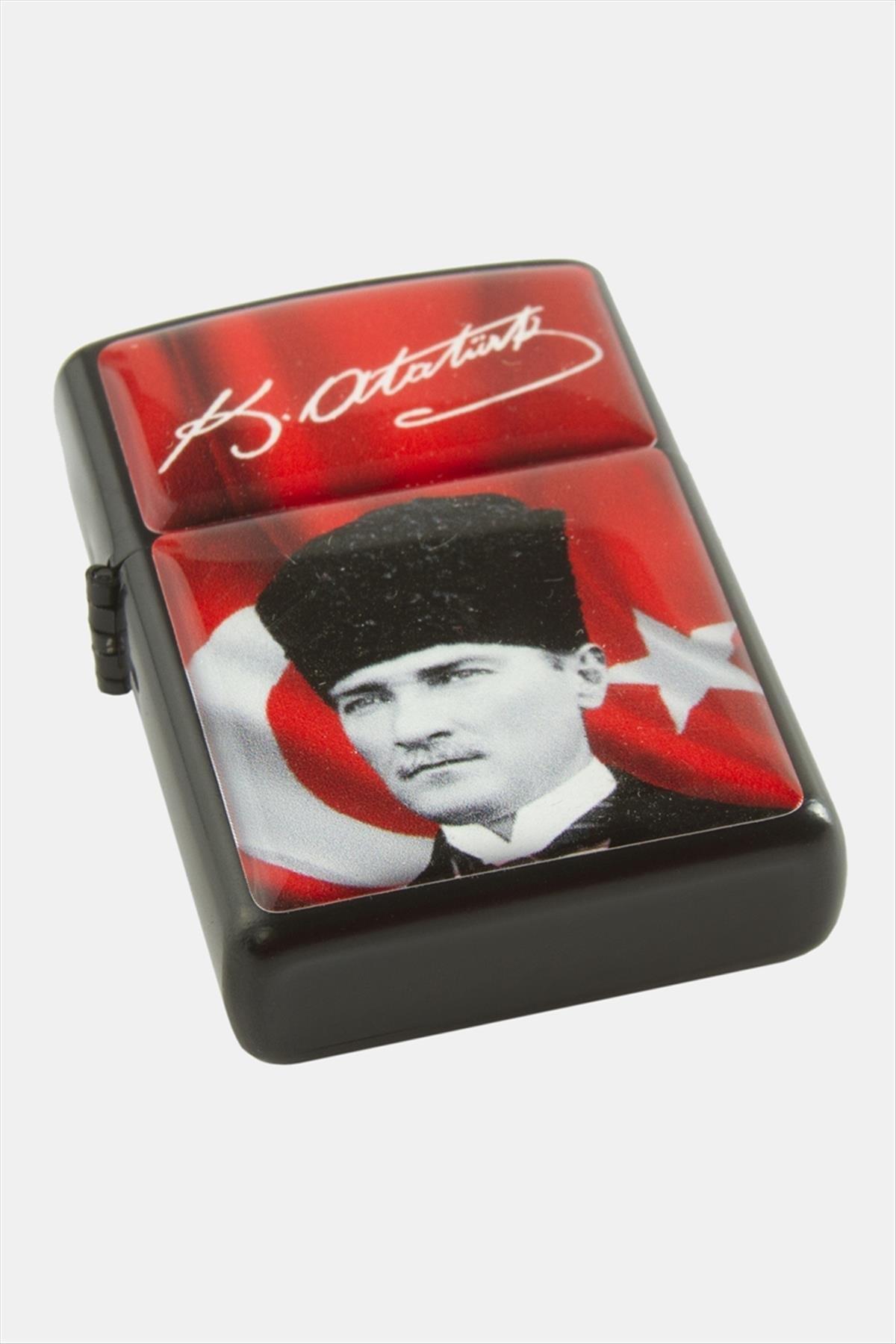 Atatürk İmzalı Taşlı Çakmak