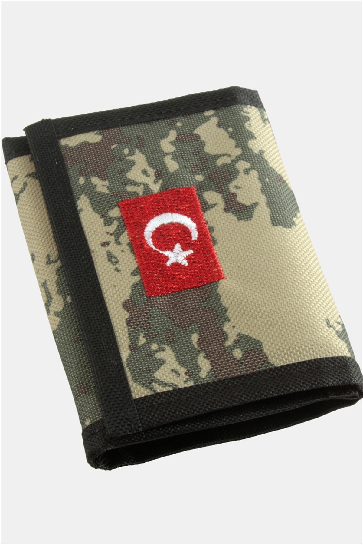 Ay Yıldız Cırtcırtlı Asker Cüzdanı
