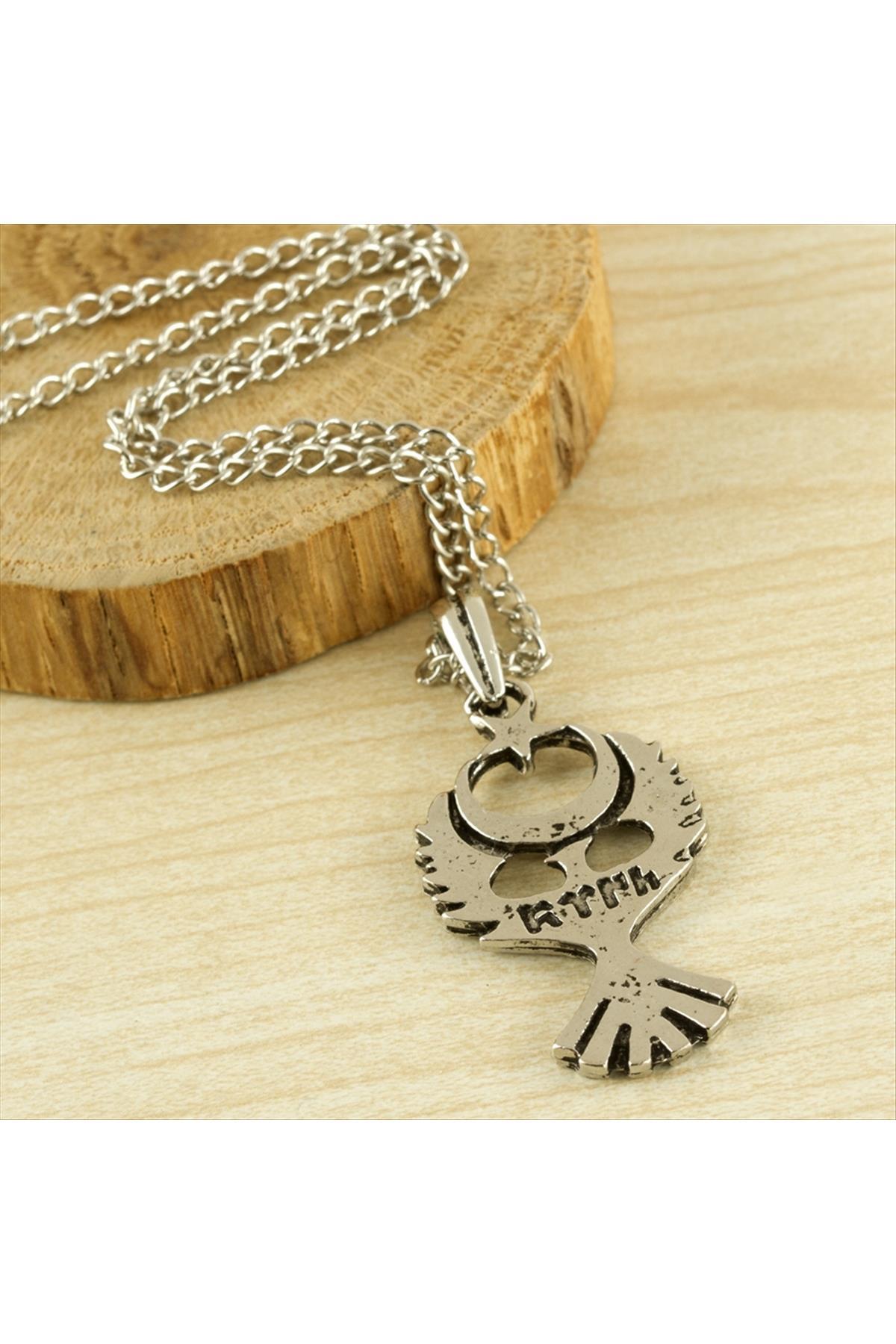 Ay Yıldız Kartal Erkek Kolye