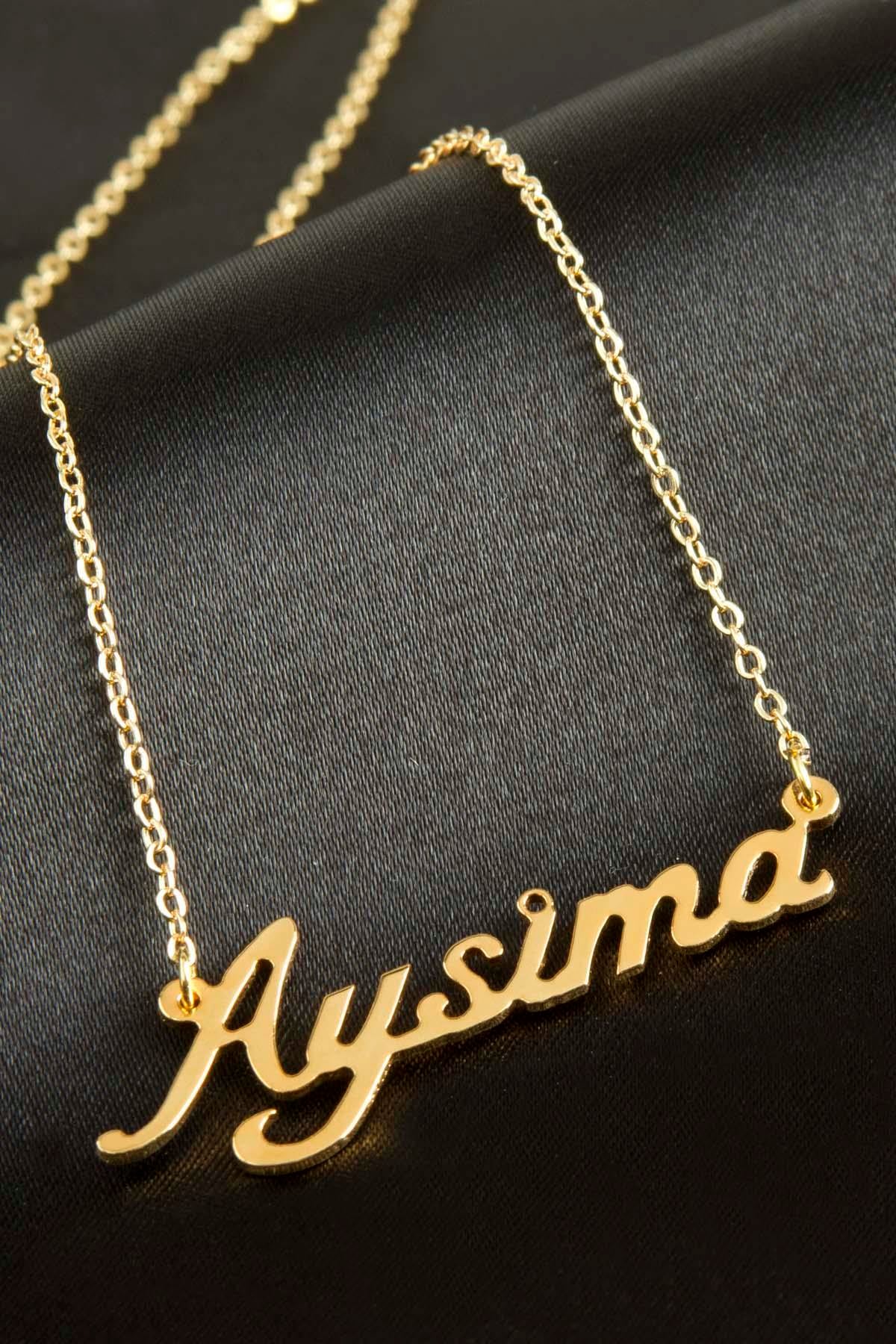 Aysima İsimli Kolye (Kişiye Özel)