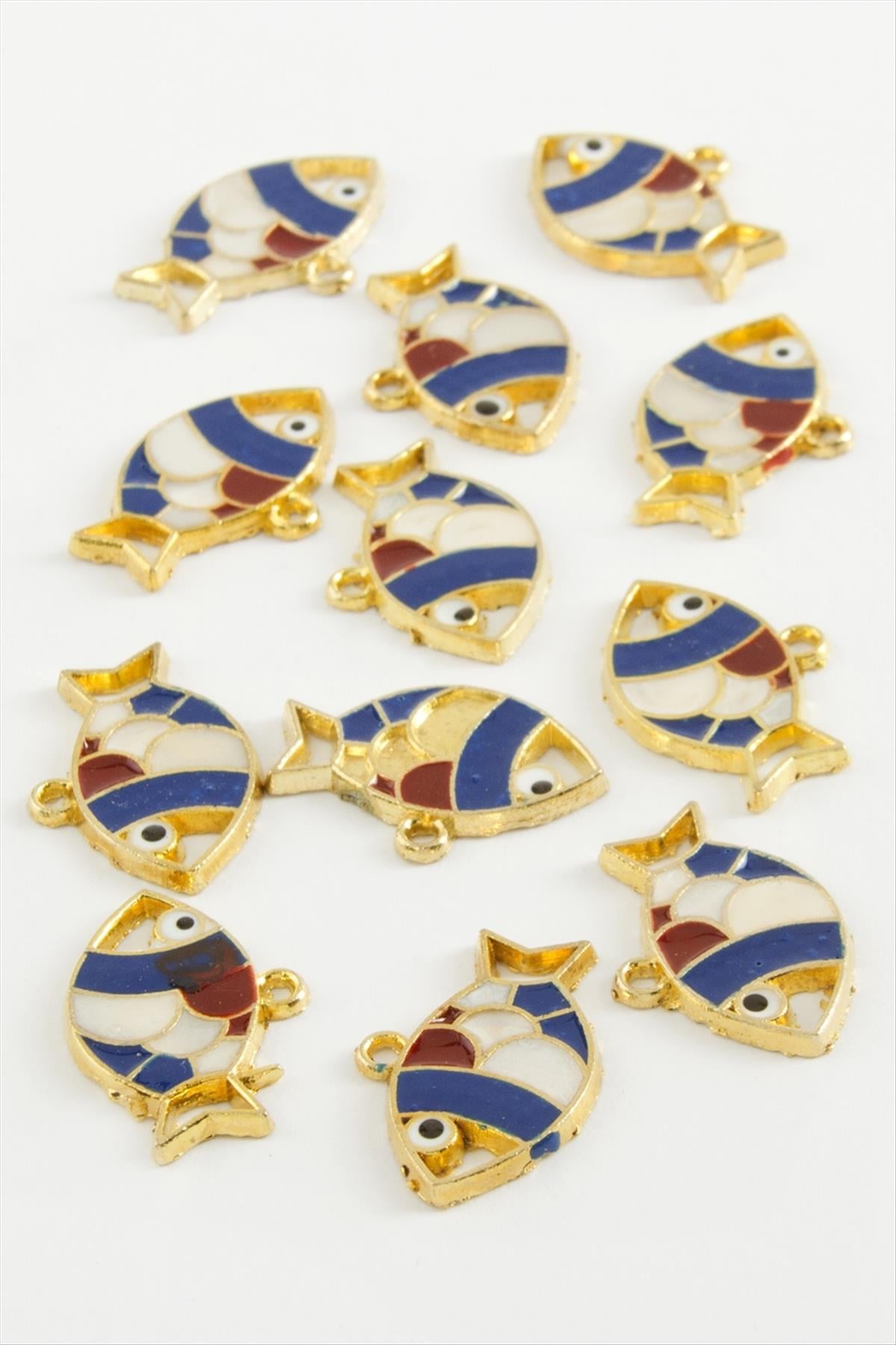 Balık Tek Kulp Mineli Bileklik ve Kolye Ucu Aparatı 1 Adet