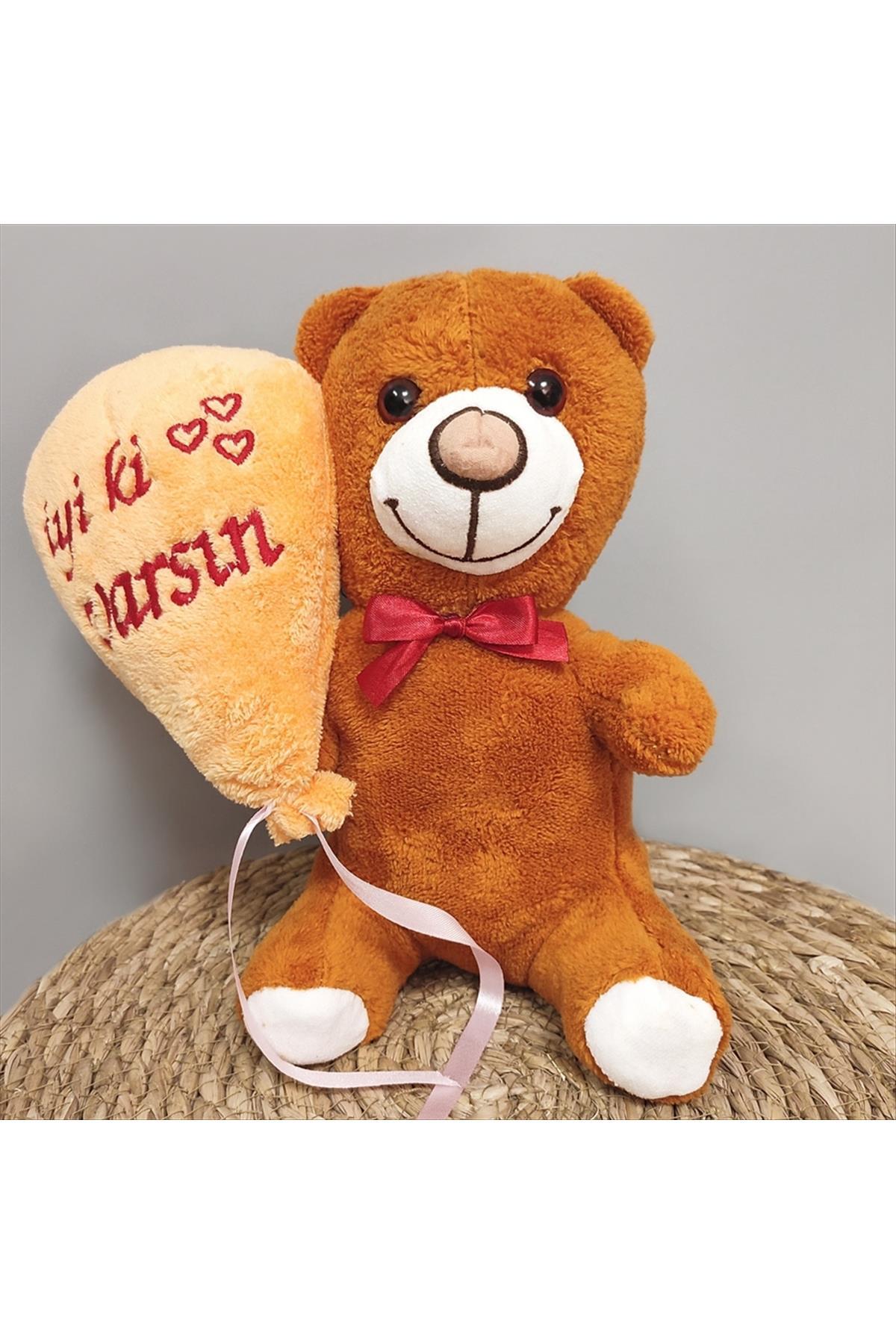 Balonlu Peluş Ayıcık 24 cm