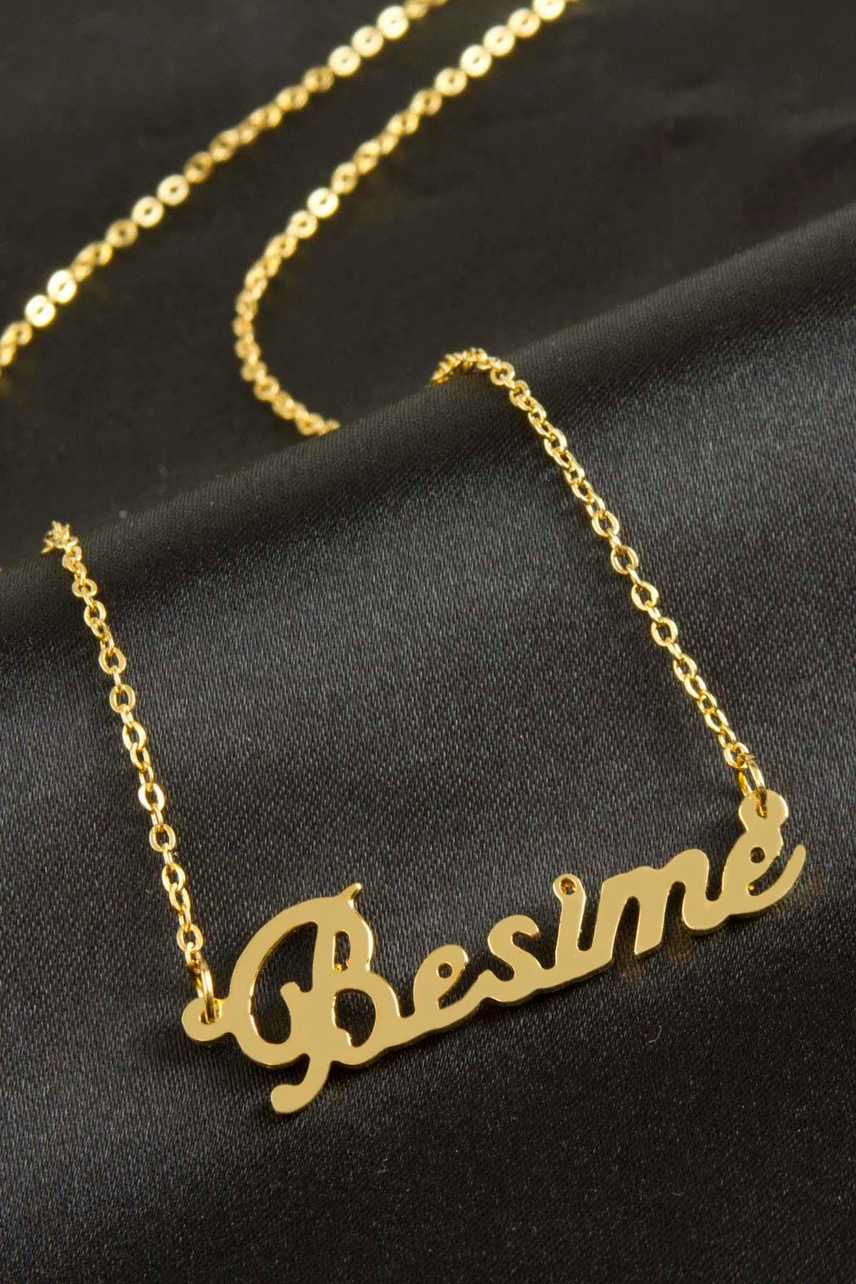 Besime isimli kolye (Kişiye Özel)