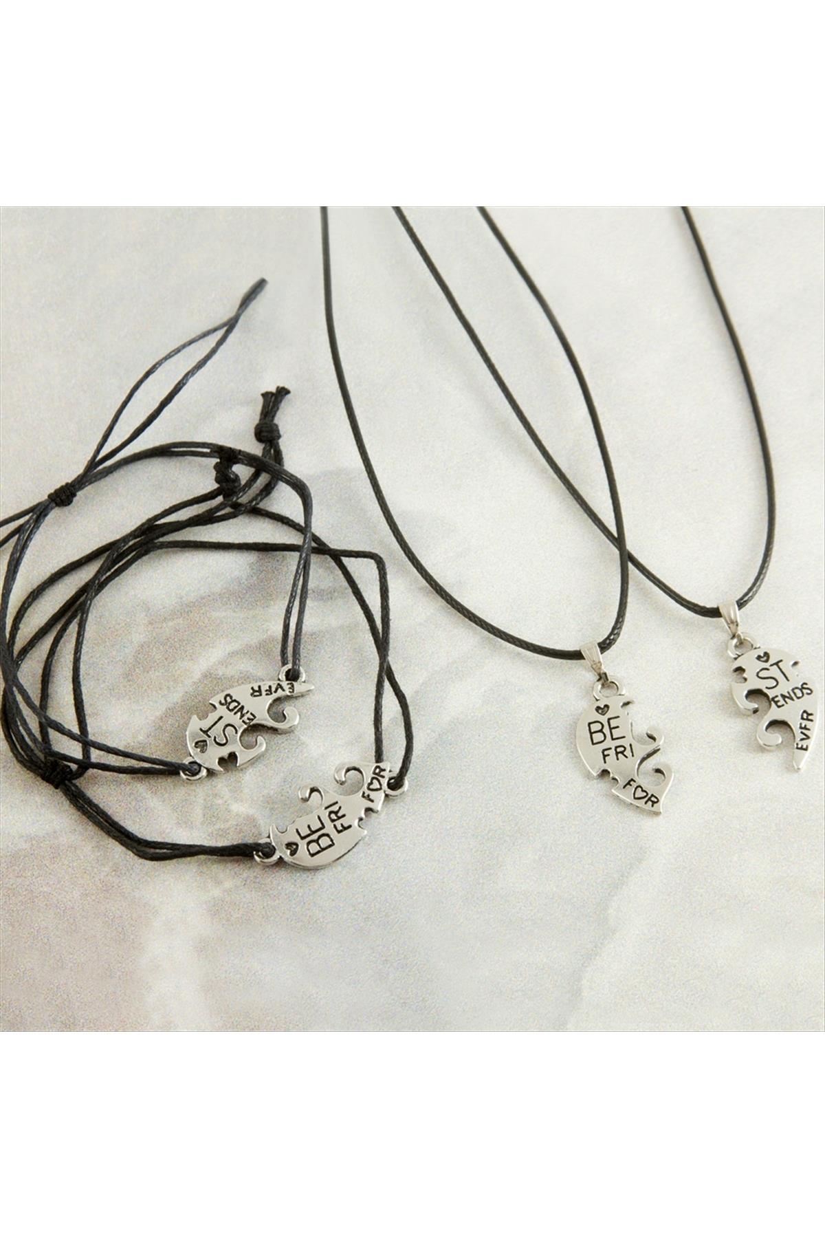 Best Friends Kolye ve Bileklik Set