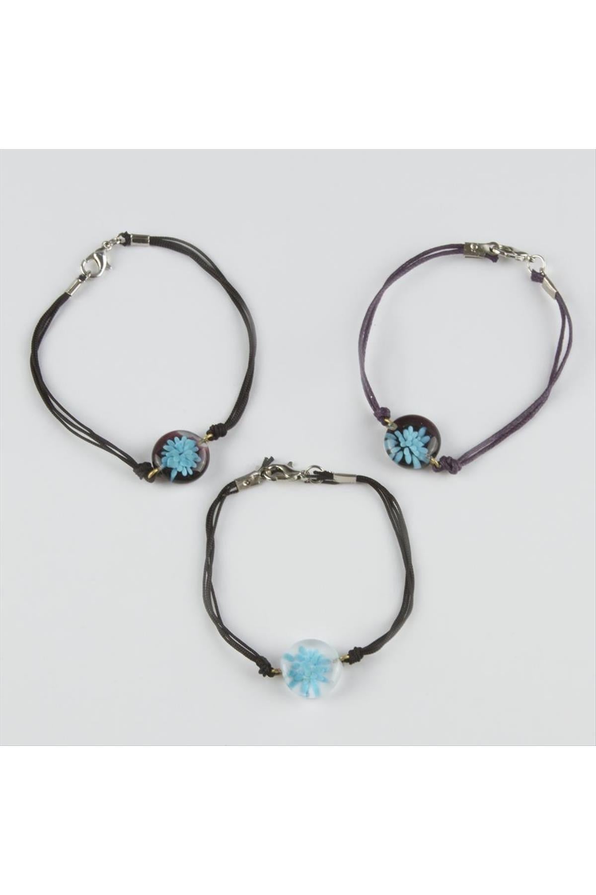 Çiçek Cam Bileklik