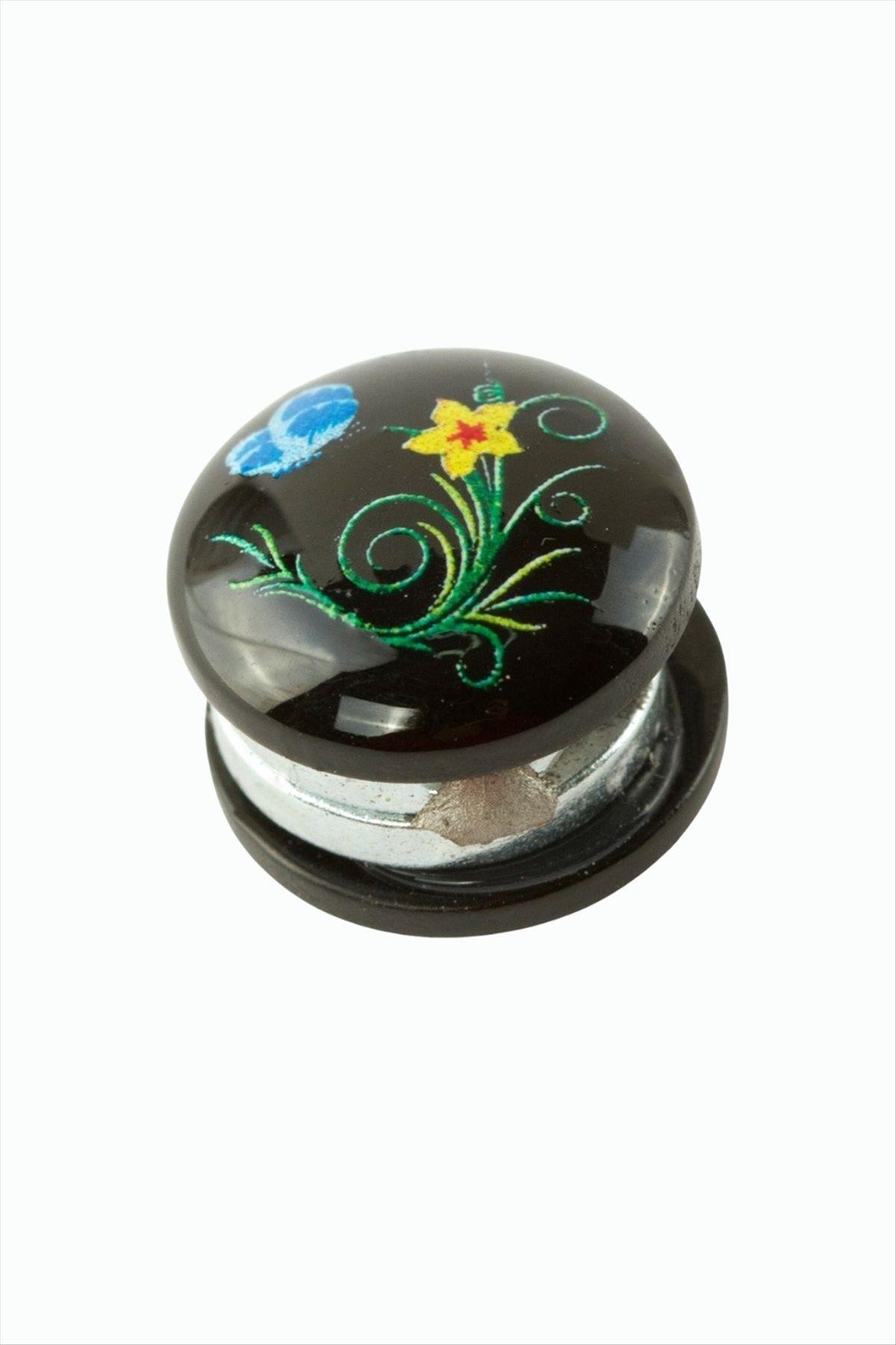 Çiçek Kupa Eşarp Mıknatısı 1 Adet