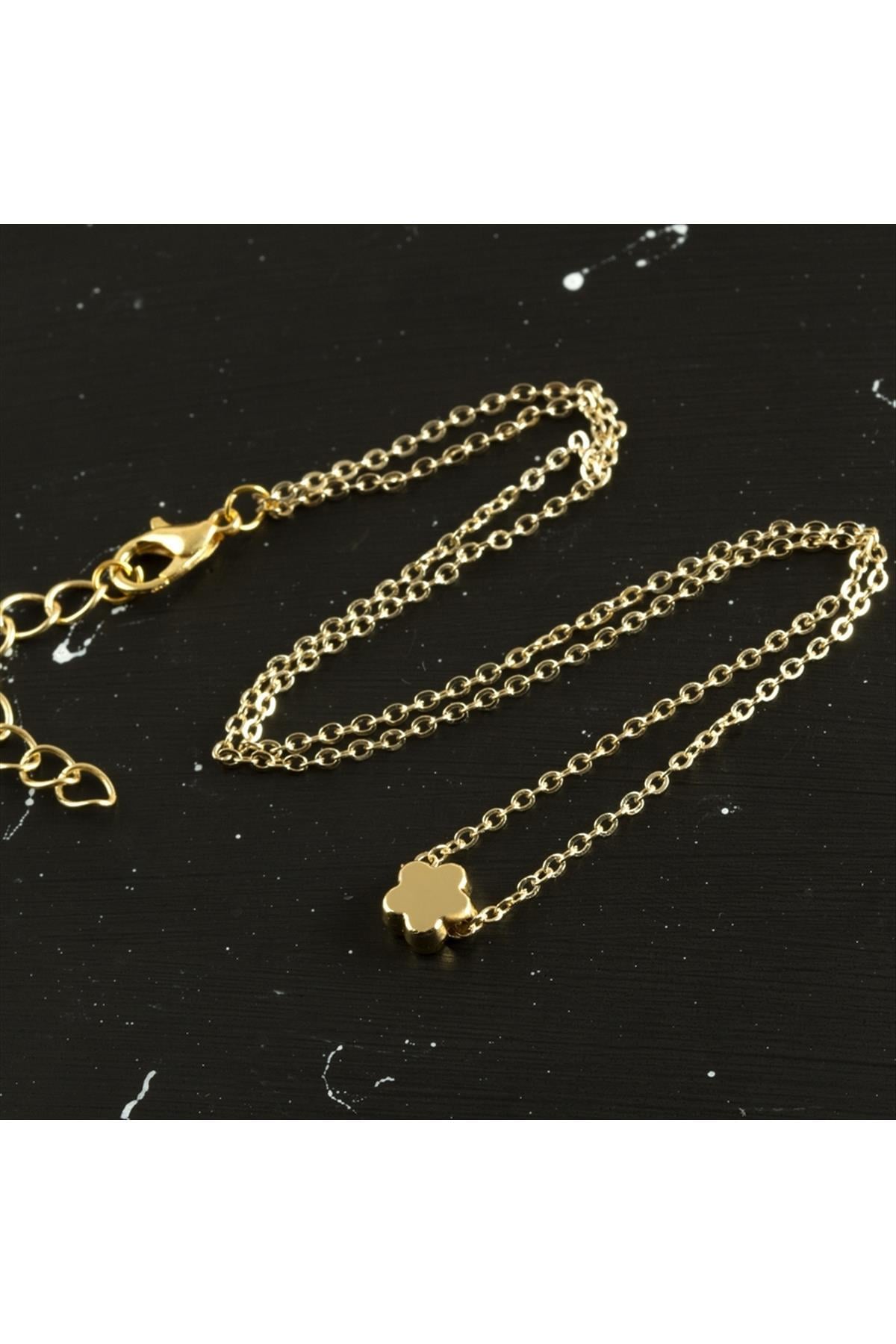 Çiçek Kutulu Kolye