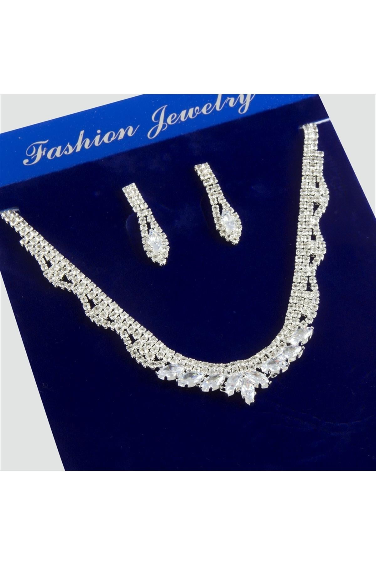 Çiçek Lüks Suyolu Set Kolye