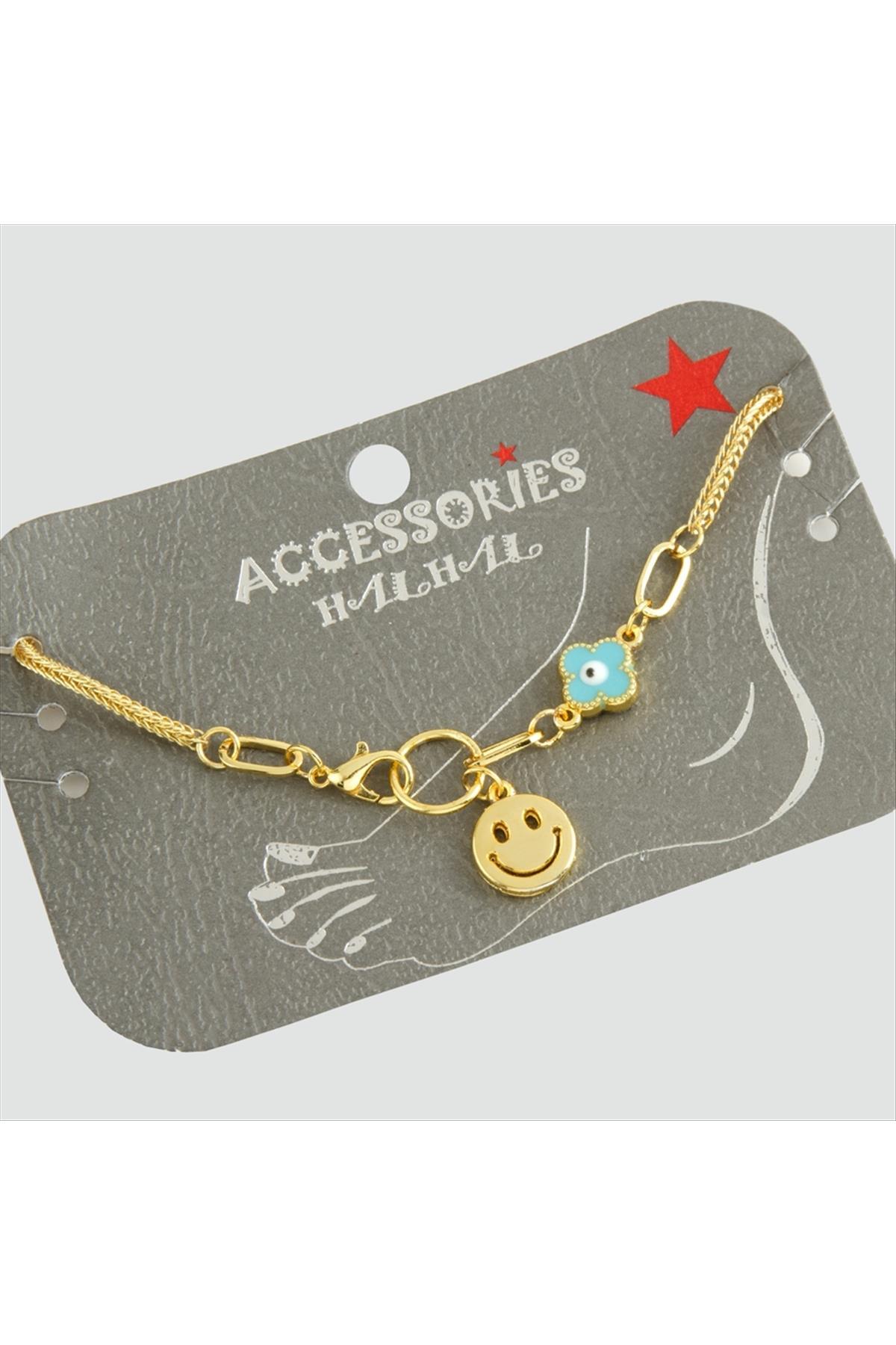 Çiçek Mineli Lüx Halhal