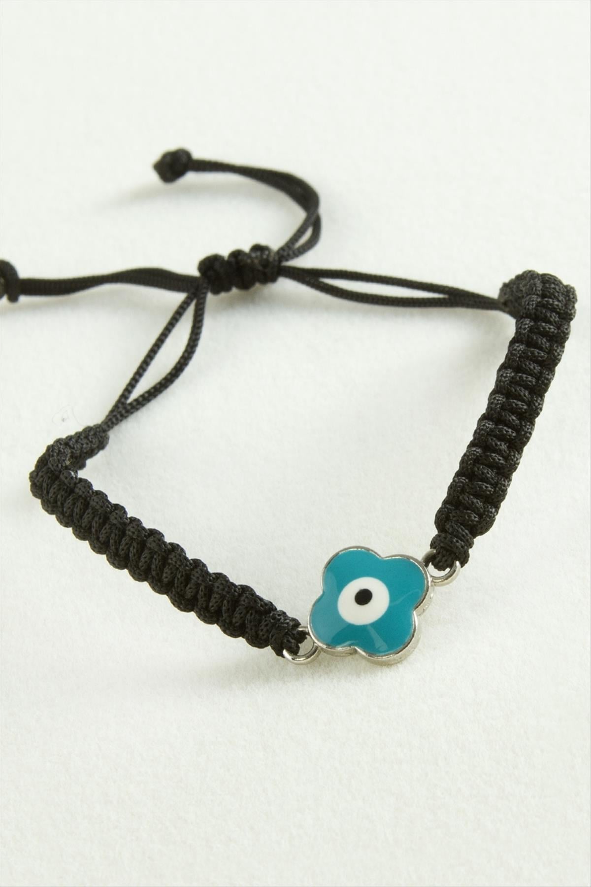 Çiçek Nazar Makrome İp Bileklik