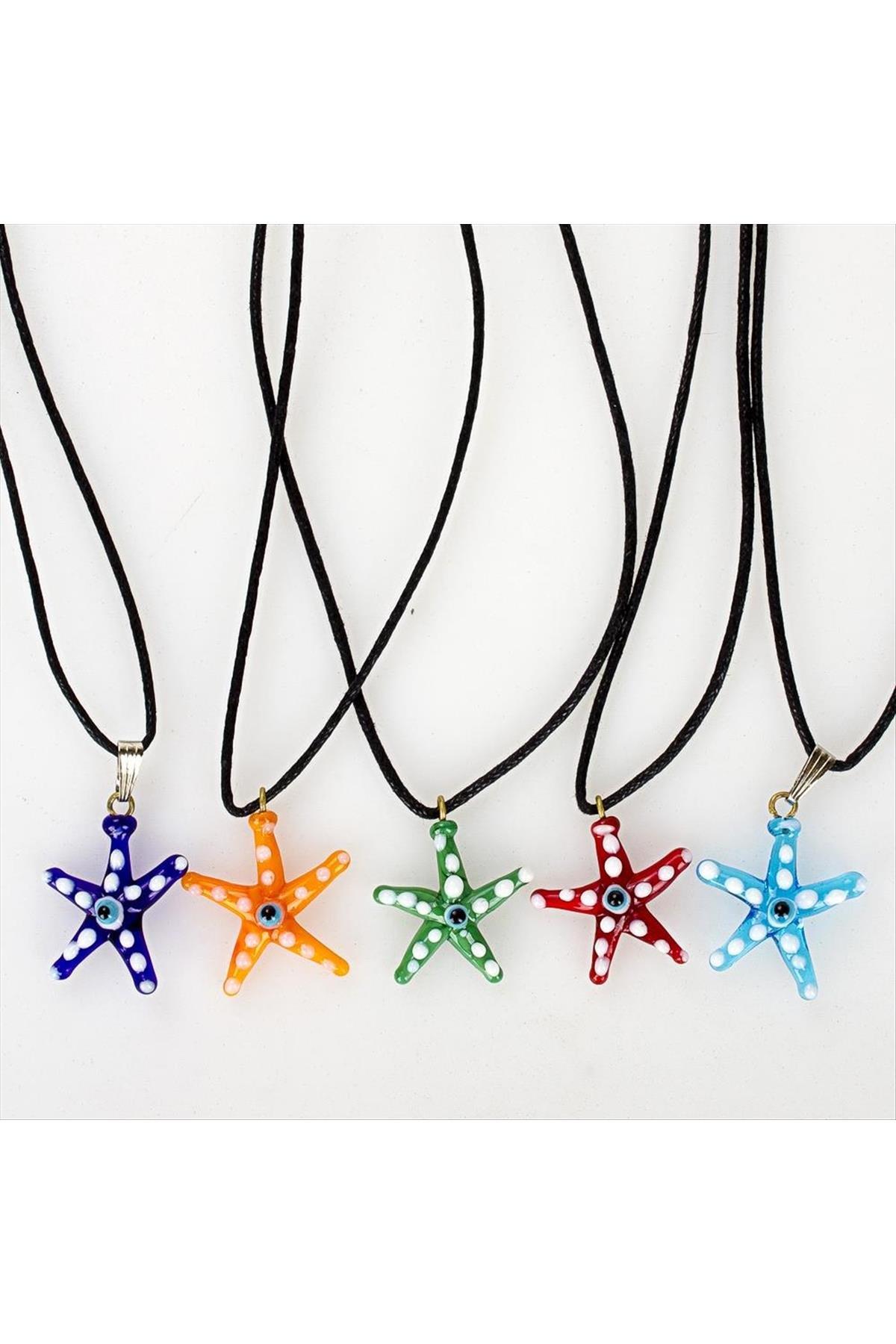 Deniz Yıldızı Cam Kolye