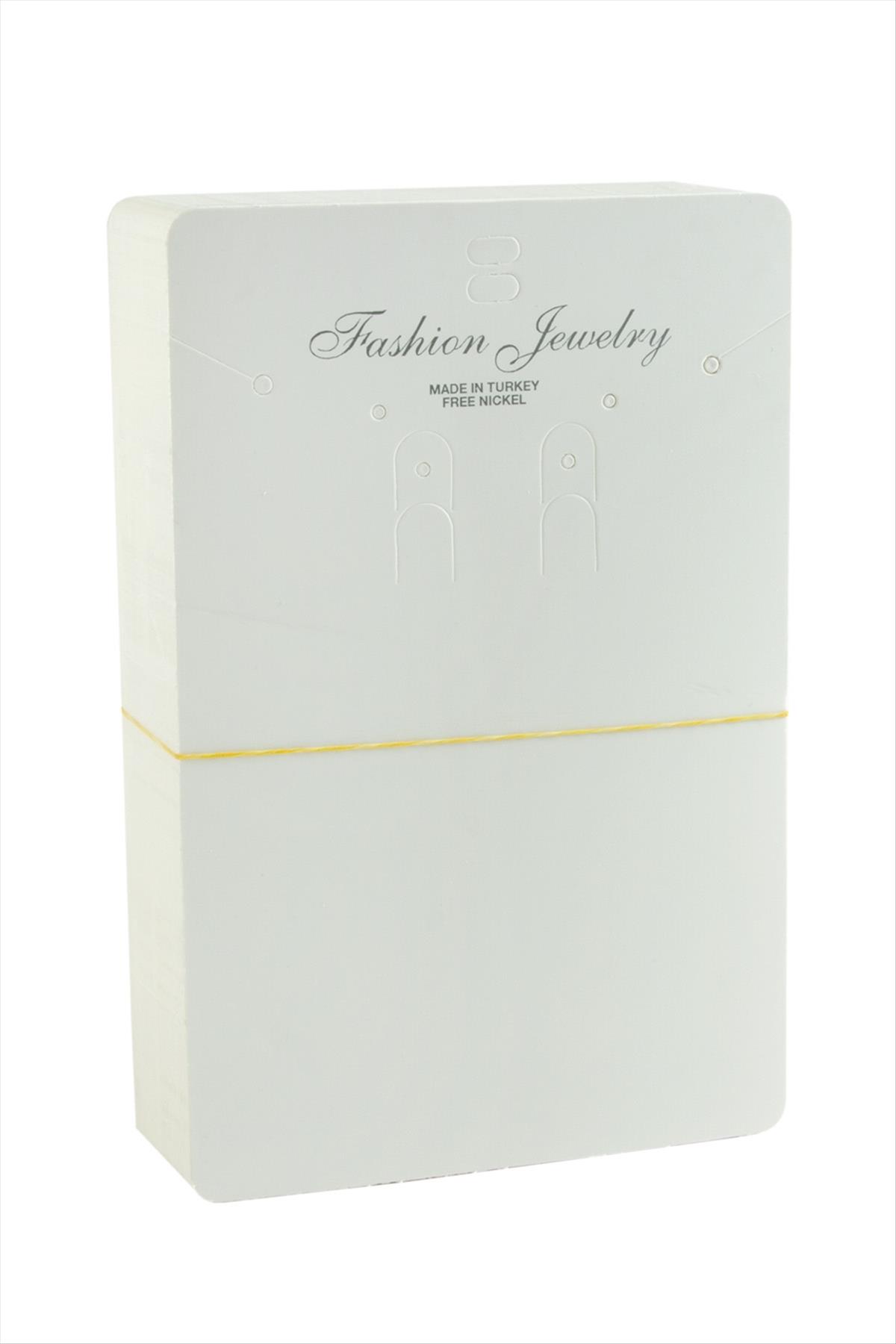 Dikdörtgen Set Kolye Kartı 100 Adet