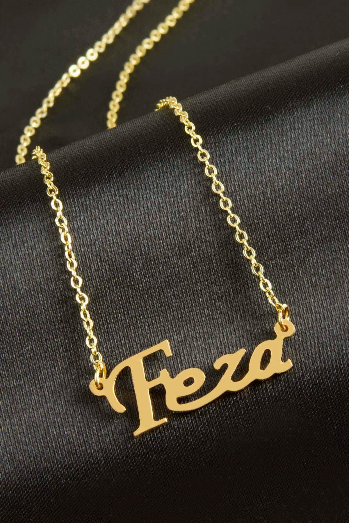 Feza İsimli Kolye (Kişiye Özel)