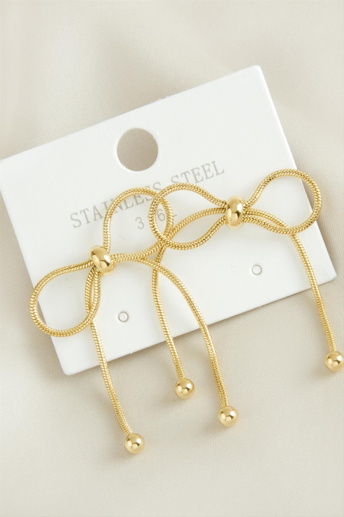 Fiyong Lüks Çelik Küpe