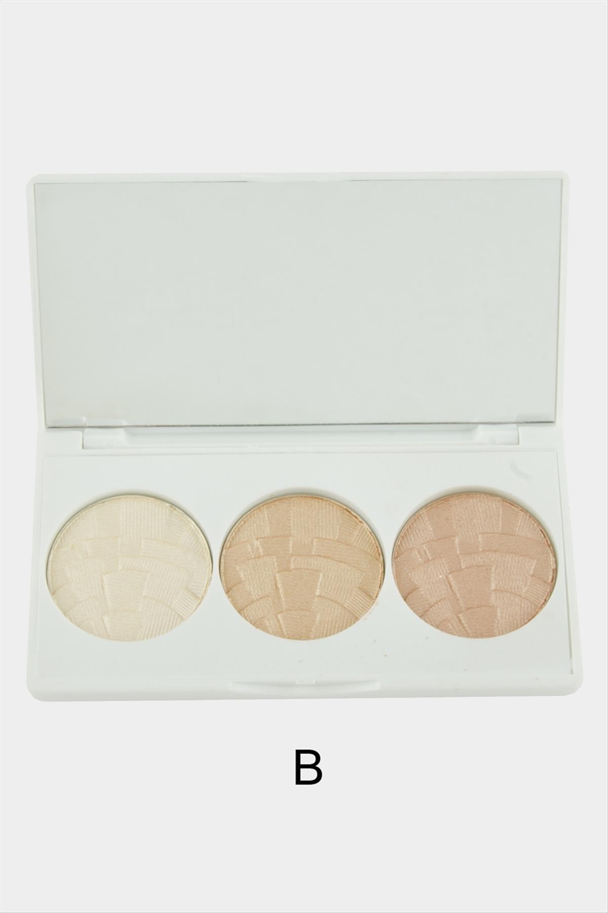 Gabrini 3'lü Highlighter Palet Set