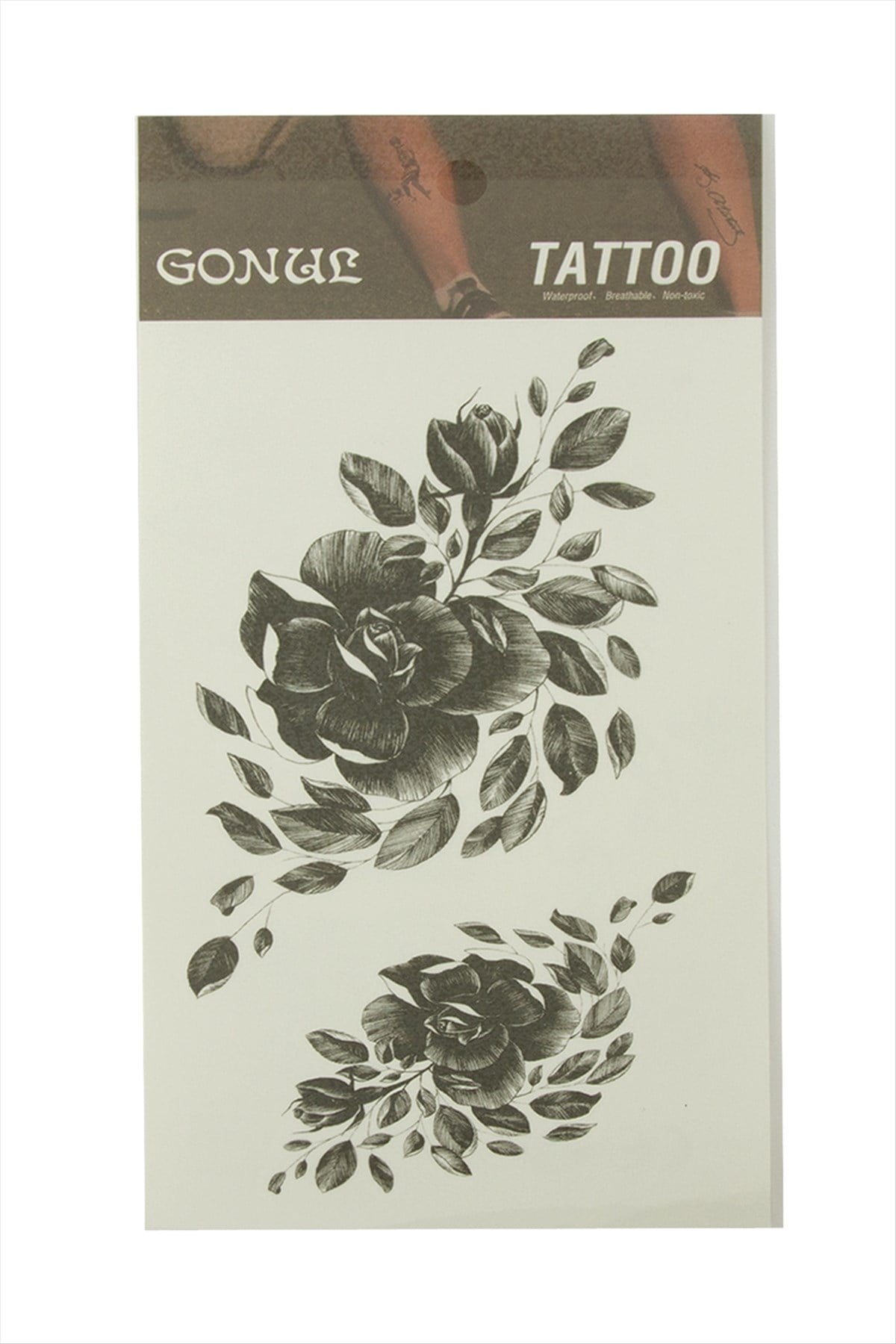 Gül Tattoo Dövme Sticker
