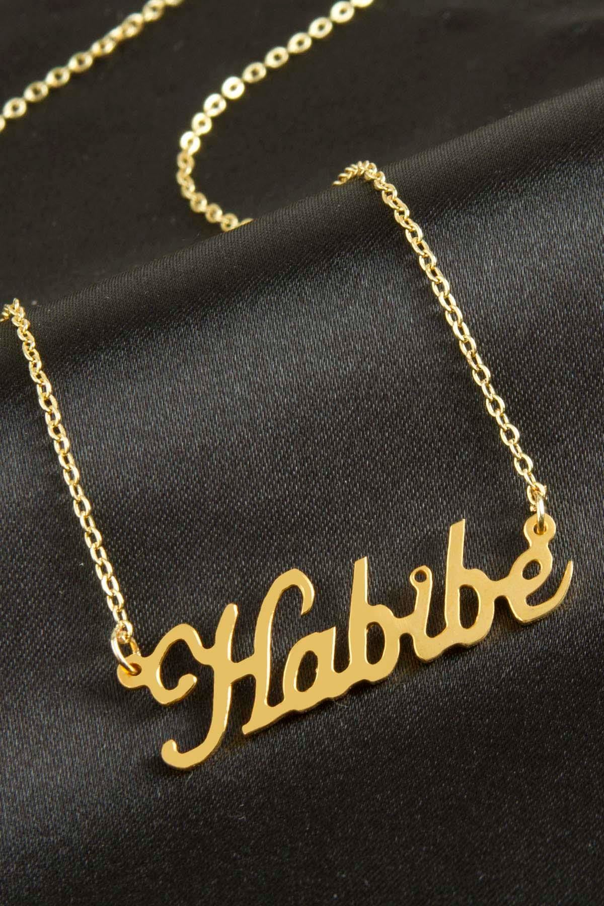 Habibe isimli kolye (Kişiye Özel)